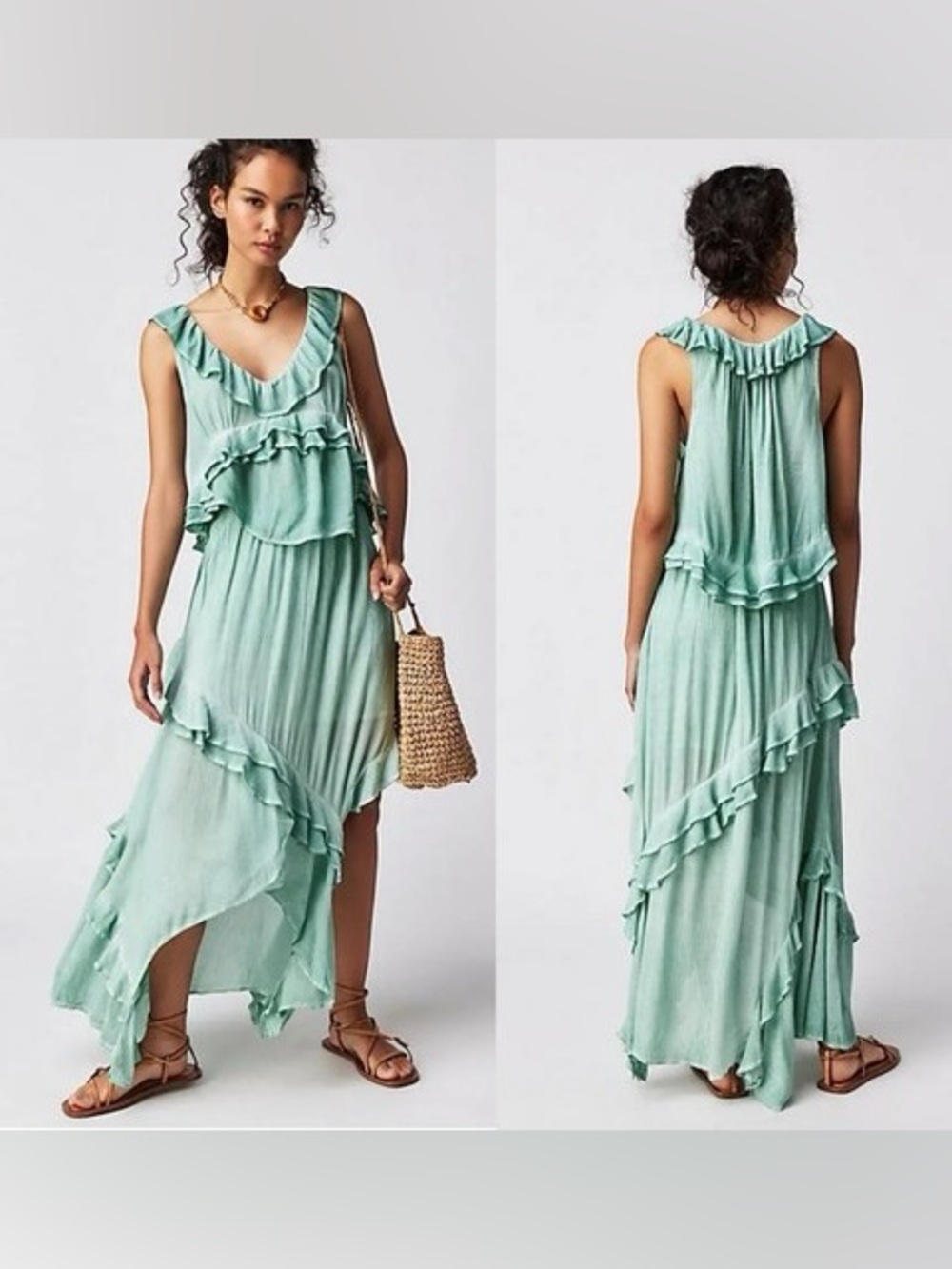 Free People If Only Set - Turquoise Size Small